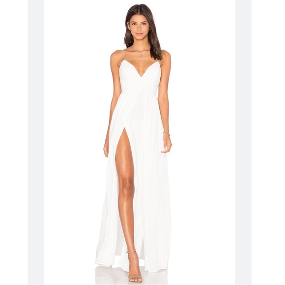 The Jetset Diaries Dresses & Skirts - The Jetset Diaries Private Beach Maxi Dress in Ivory